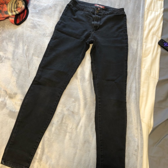Black High Waist Skinny Jeans - Picture 2 of 5